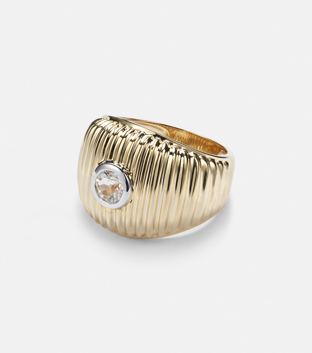 Anello in oro 9kt con topazio | Yvonne Léon