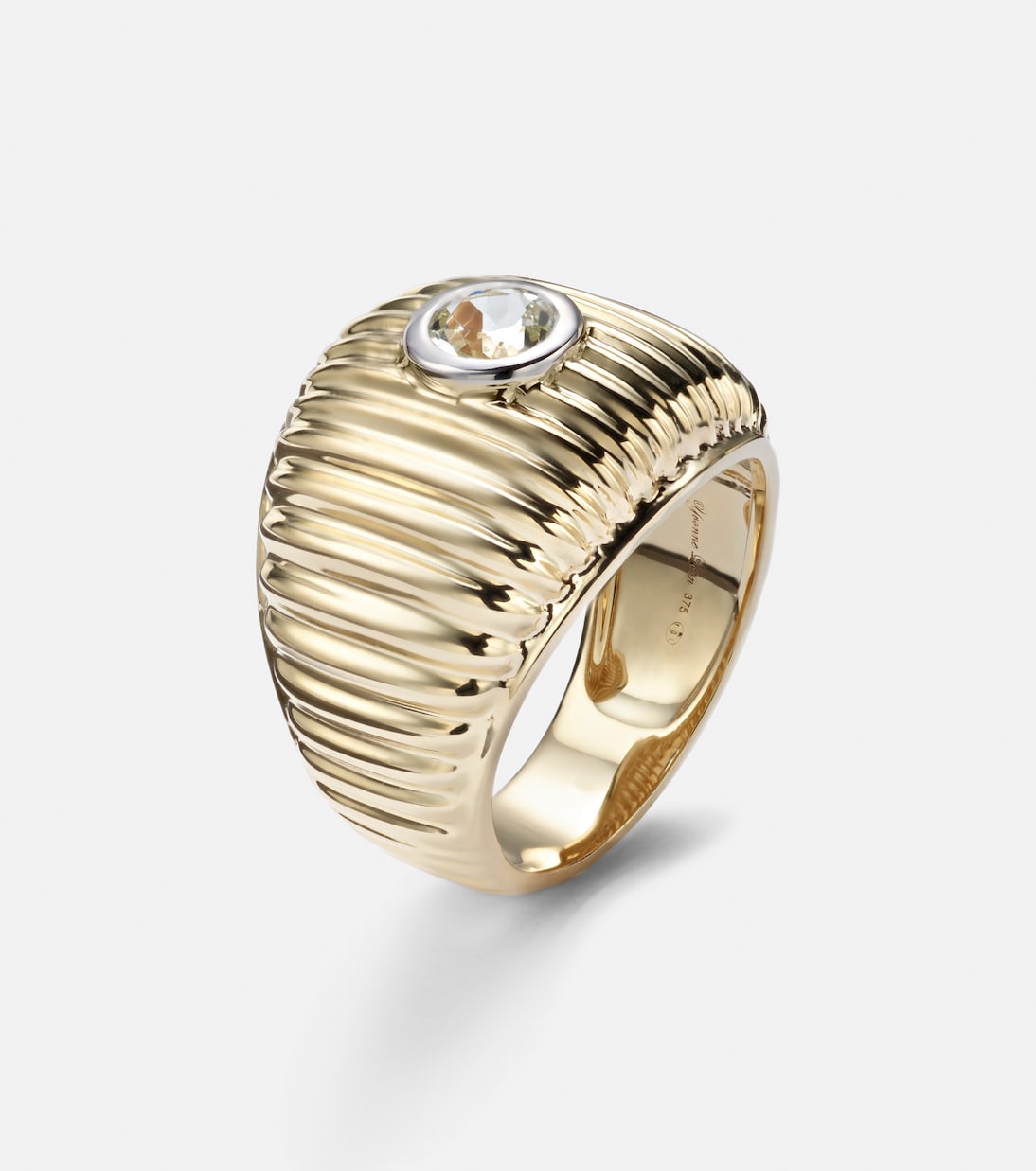 Anello in oro 9kt con topazio | Yvonne Léon