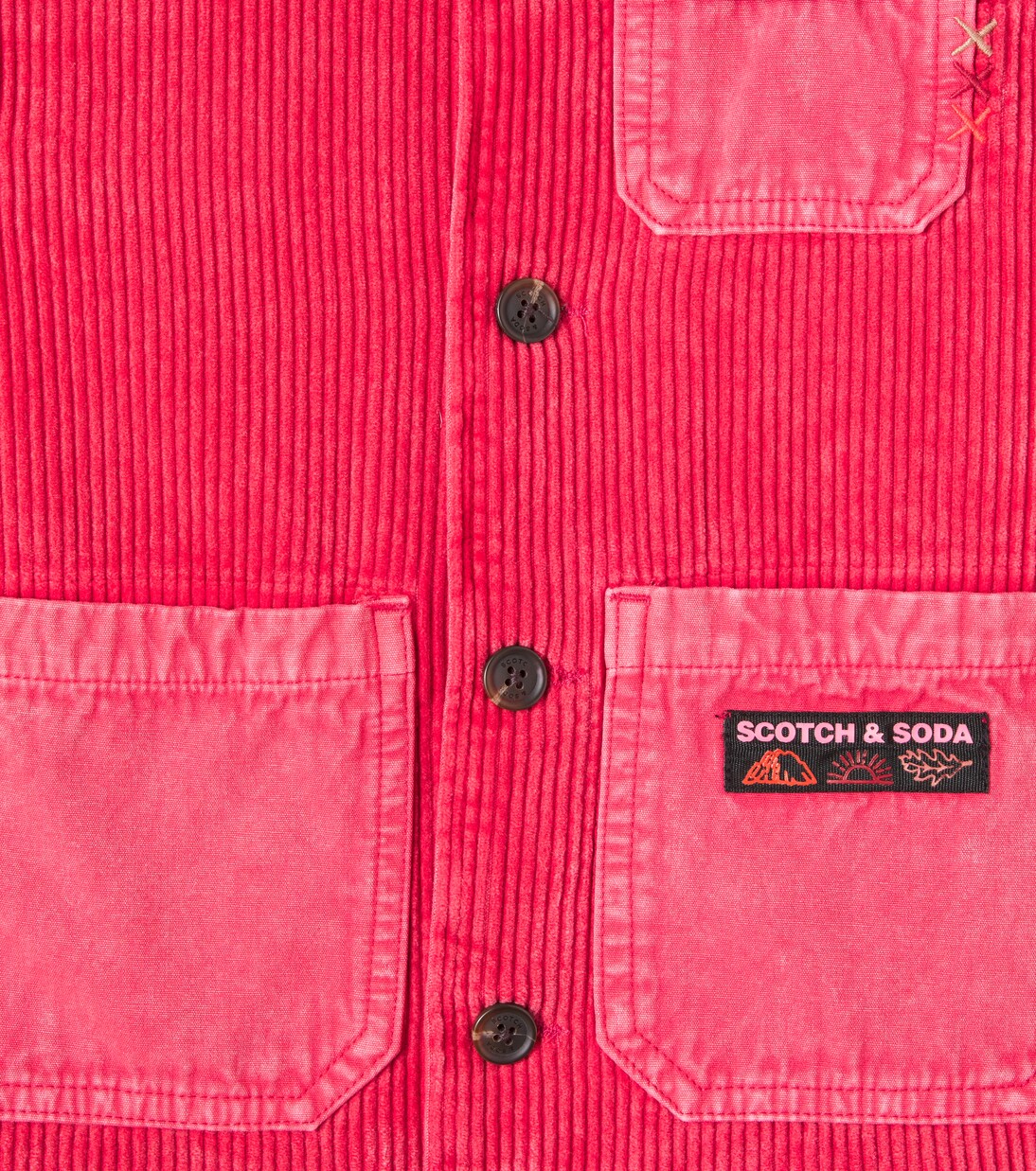 Hemdjacke aus Baumwoll-Cord | Scotch & Soda Kids