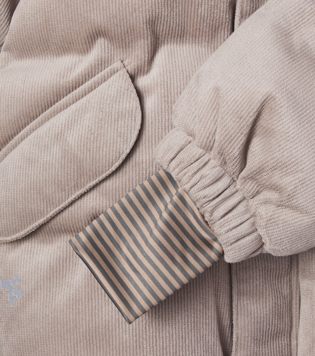 Mads corduroy puffer jacket | Wheat