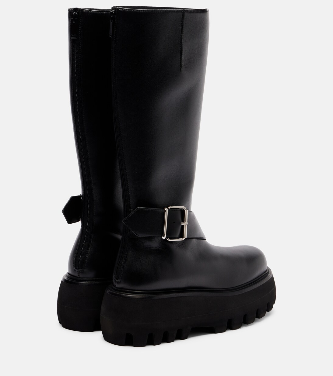 Leather knee-high boots | McQueen