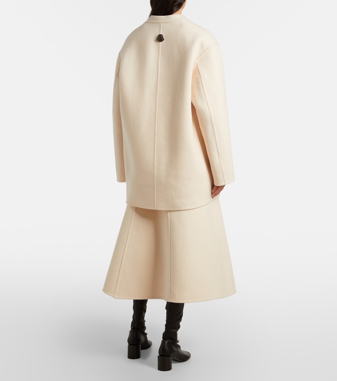 x Jil Sander virgin wool midi skirt | Moncler Genius