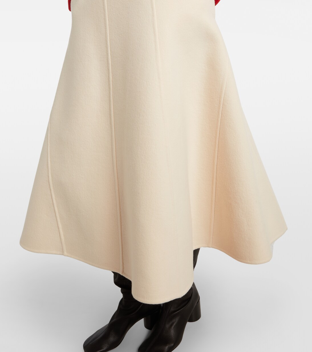 x Jil Sander virgin wool midi skirt | Moncler Genius
