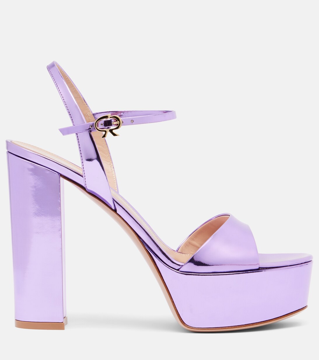 Marlena 85 leather platform sandals | Gianvito Rossi