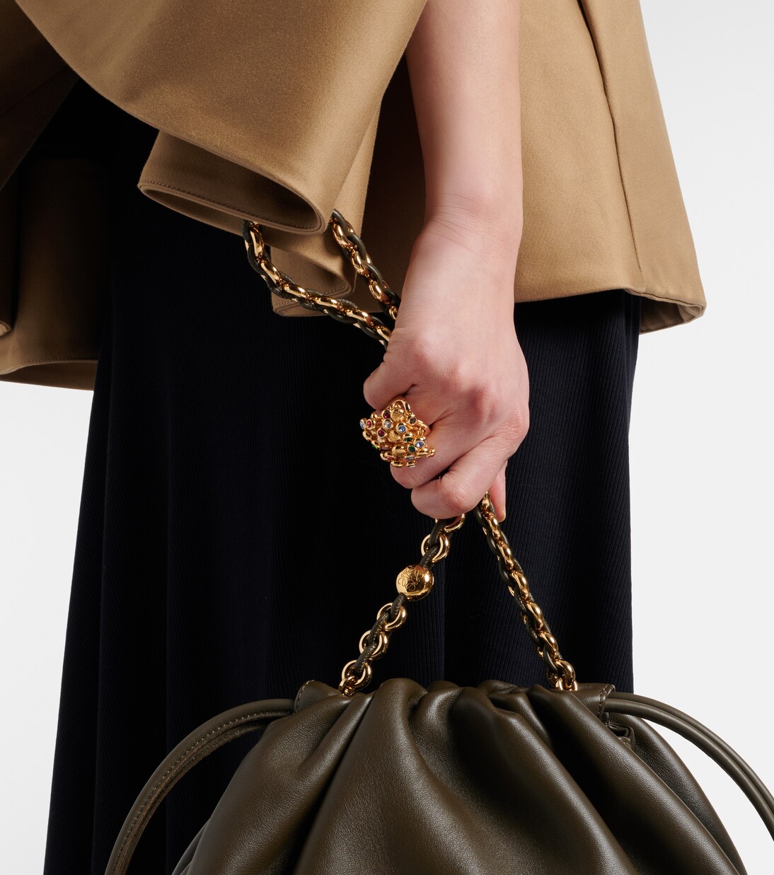 Push Pin embellished ring | Loewe