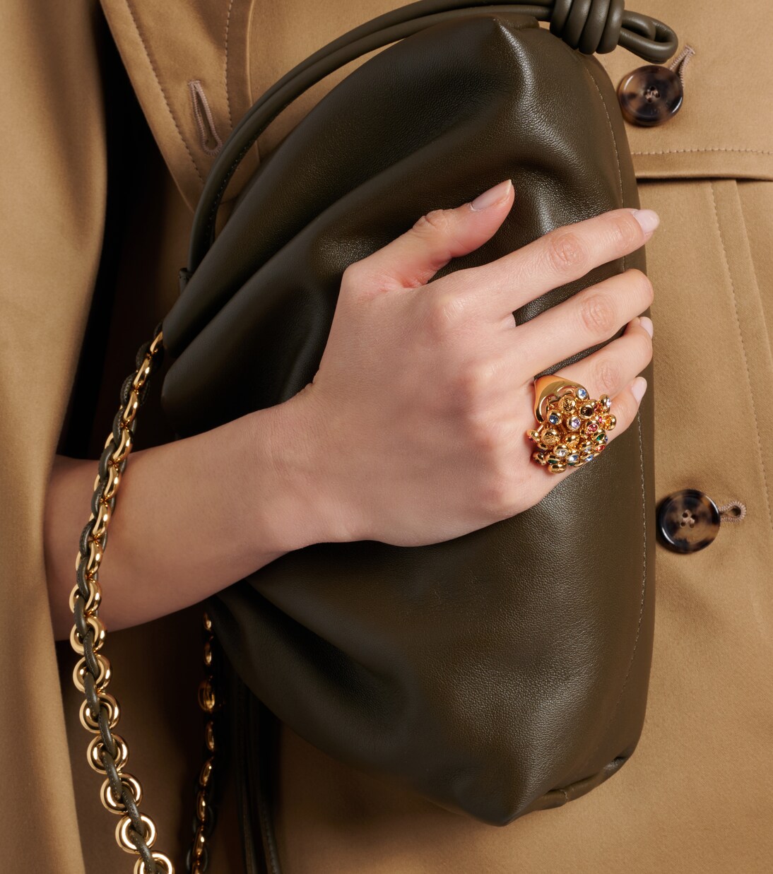 Push Pin embellished ring | Loewe