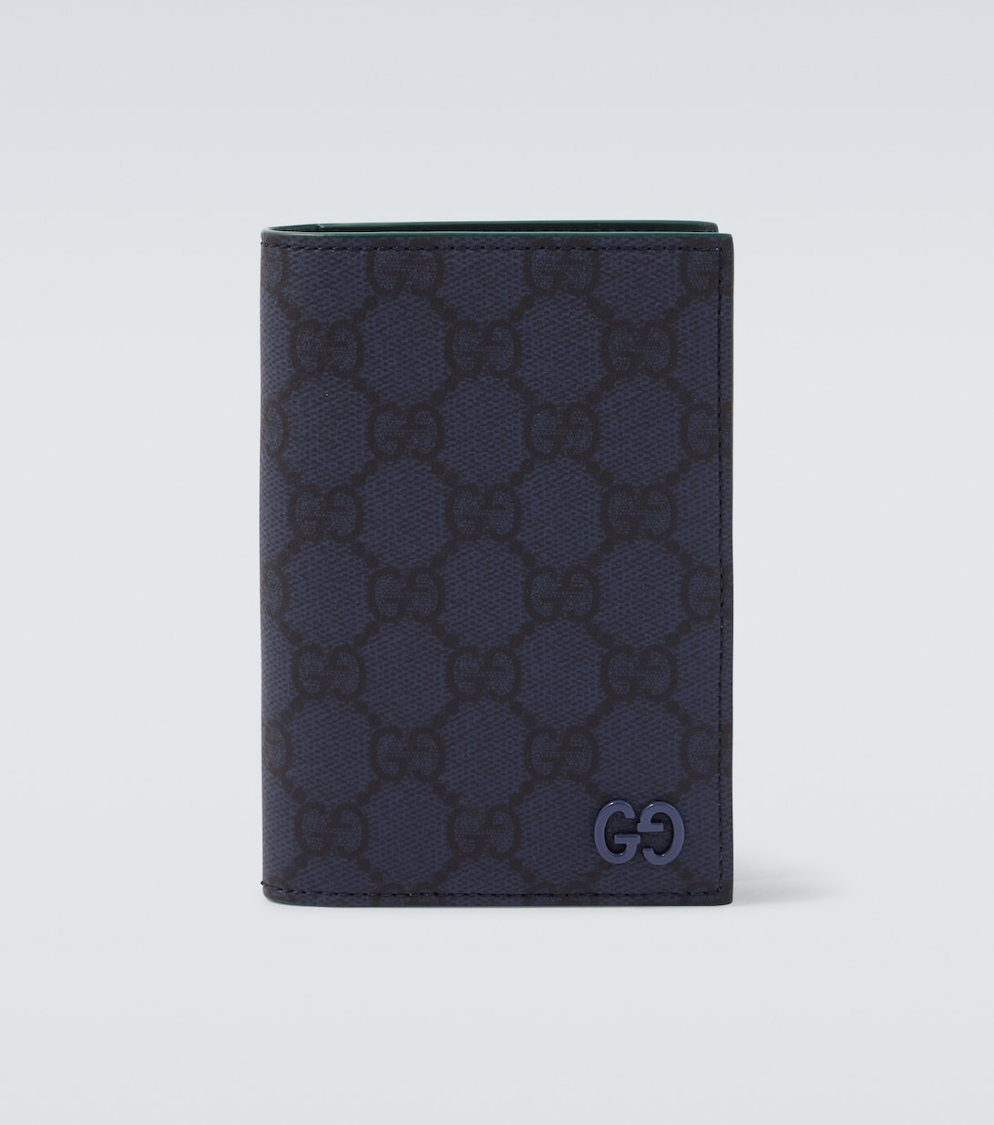 GG Supreme leather-trimmed canvas wallet | Gucci