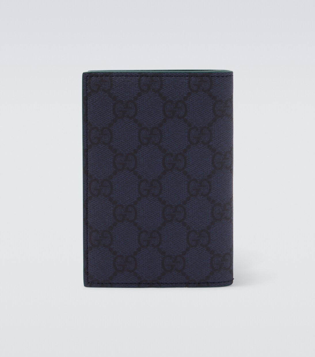 GG Supreme leather-trimmed canvas wallet | Gucci