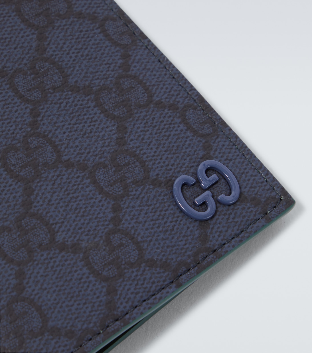 GG Supreme leather-trimmed canvas wallet | Gucci