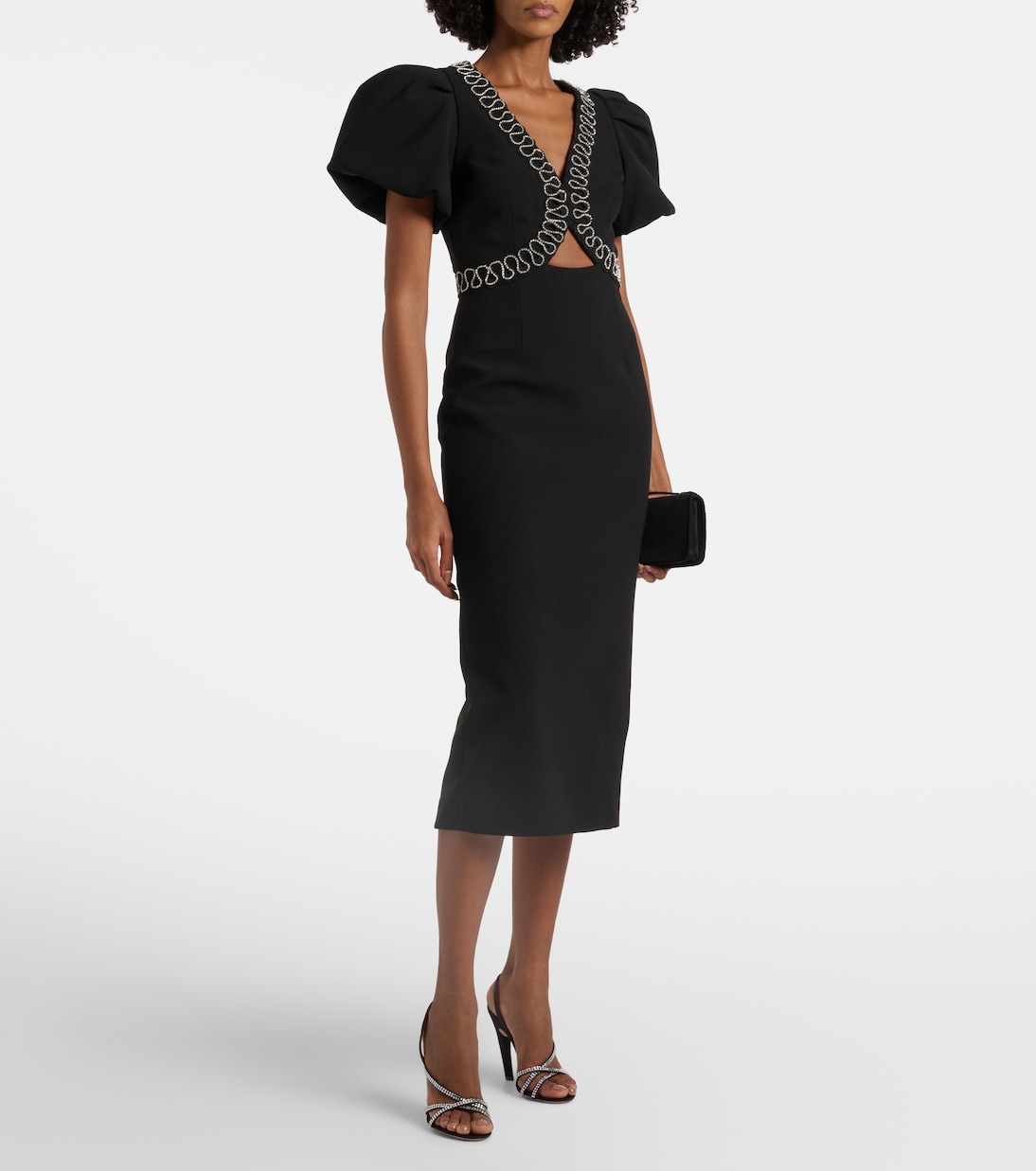 Nyx cutout embellished cocktail dress | Rebecca Vallance