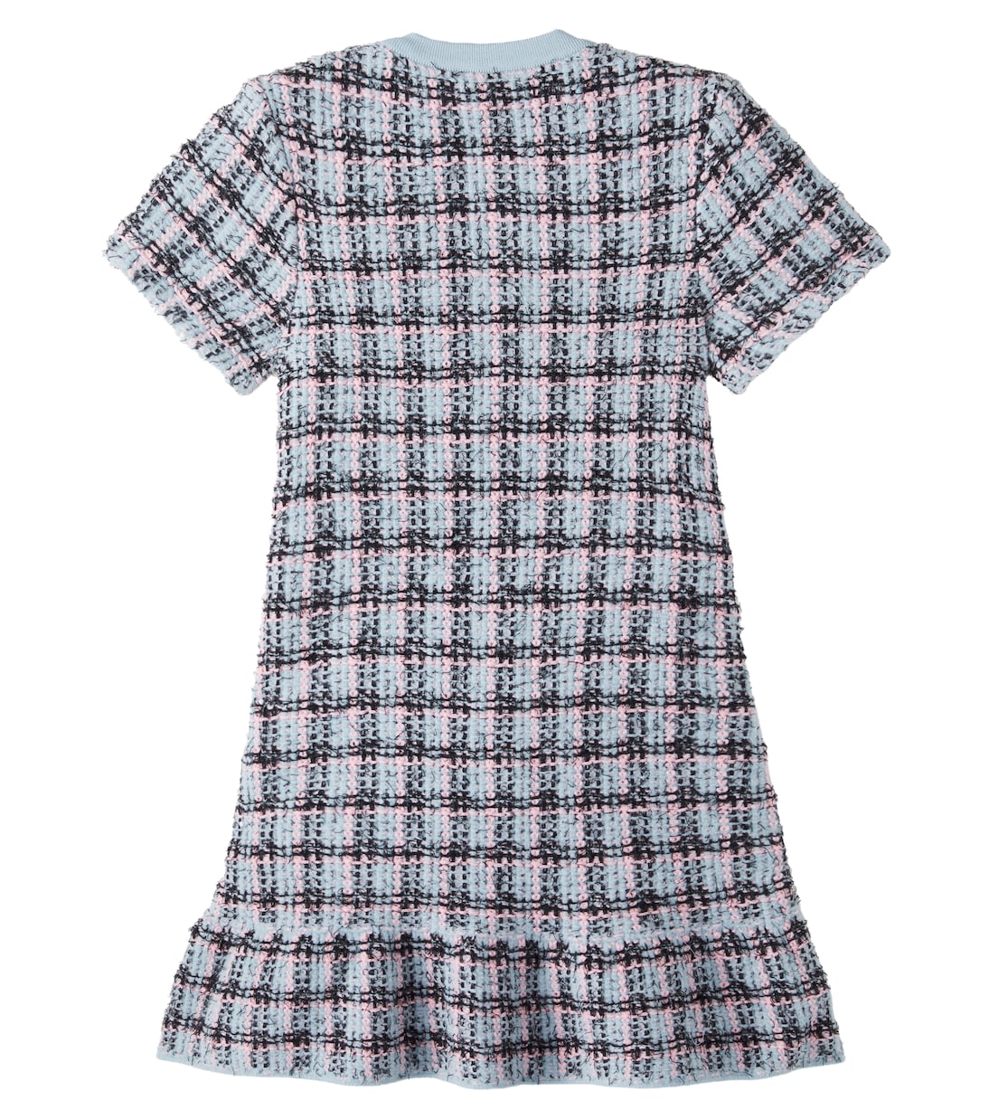 Checked cotton-blend tweed dress | Self-Portrait Kids
