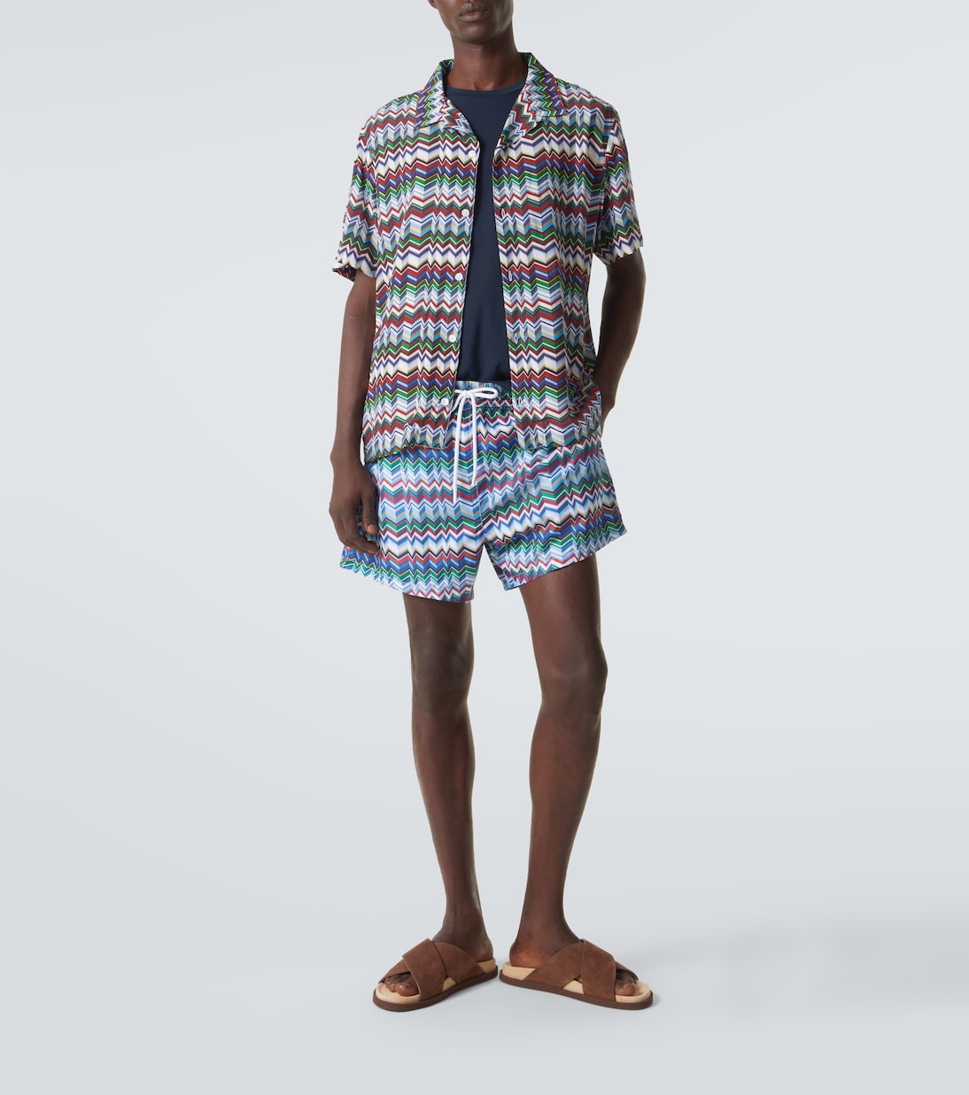 Zigzag bowling shirt | Missoni