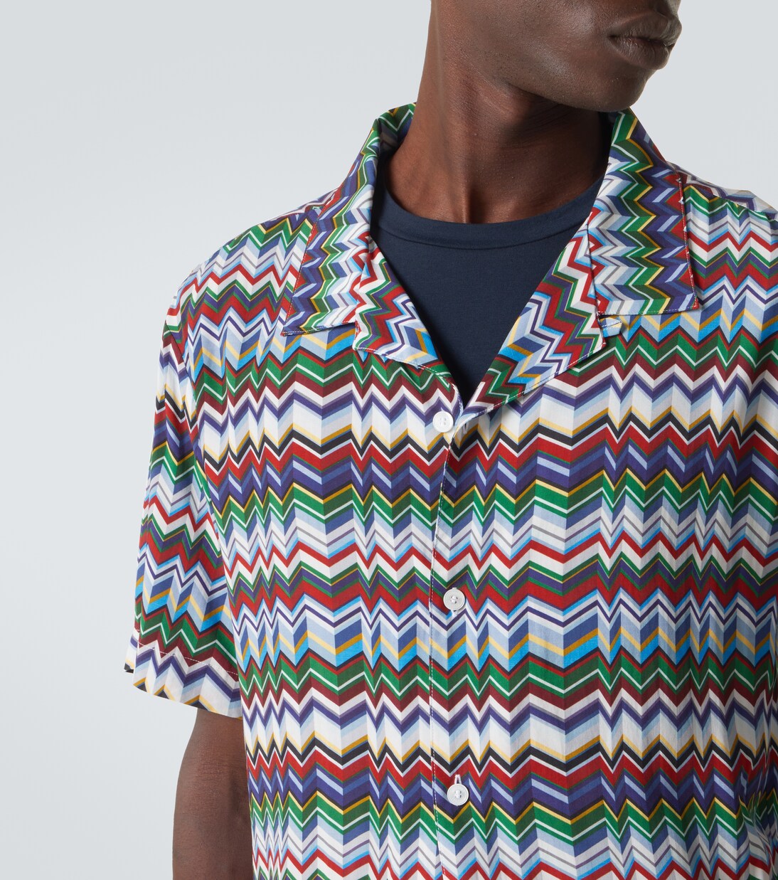 Zigzag bowling shirt | Missoni