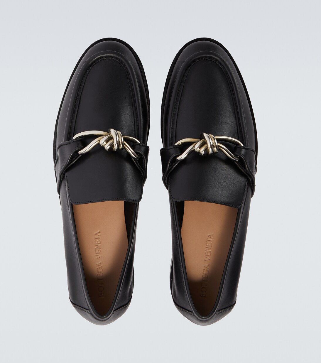 Astaire Knot leather loafers | Bottega Veneta