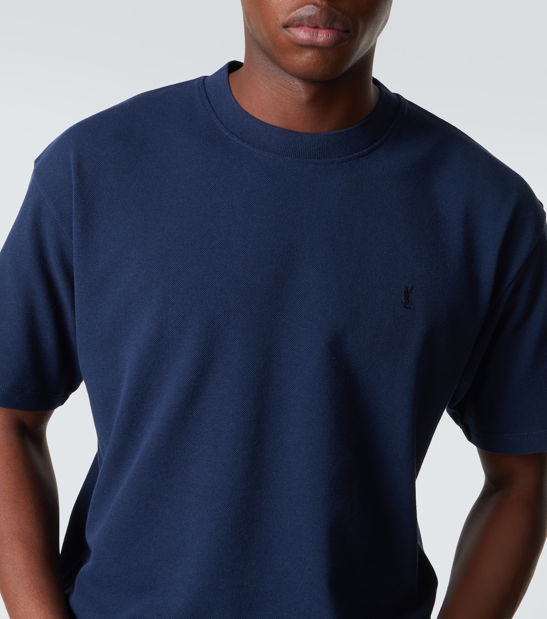 T-shirt in misto cotone | Saint Laurent