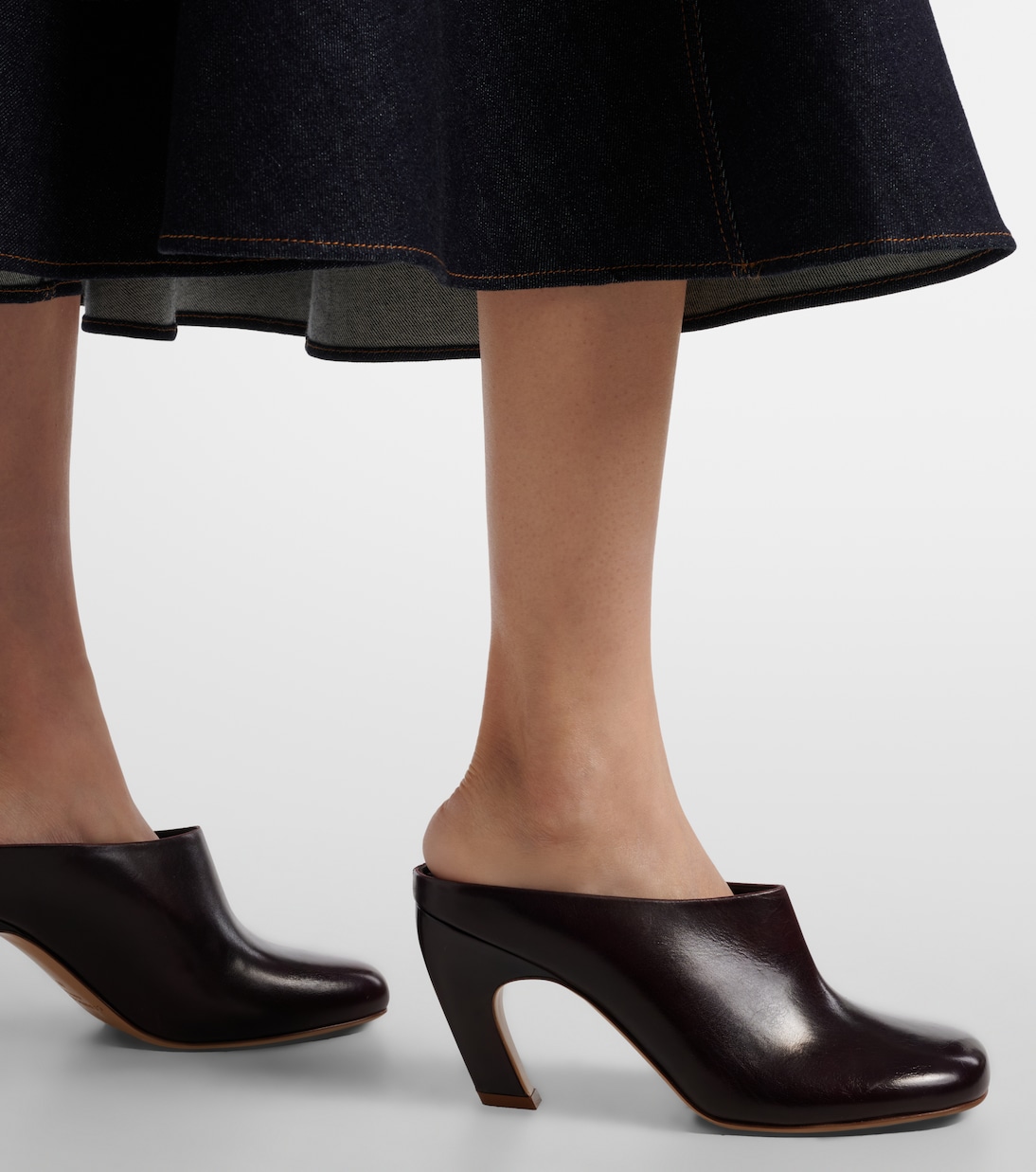 Mules Mica 80 in pelle | Le Monde Béryl