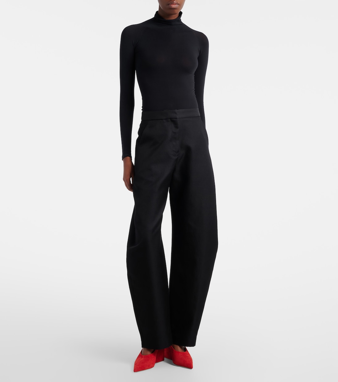 Cube suede slingback wedges | Alaïa