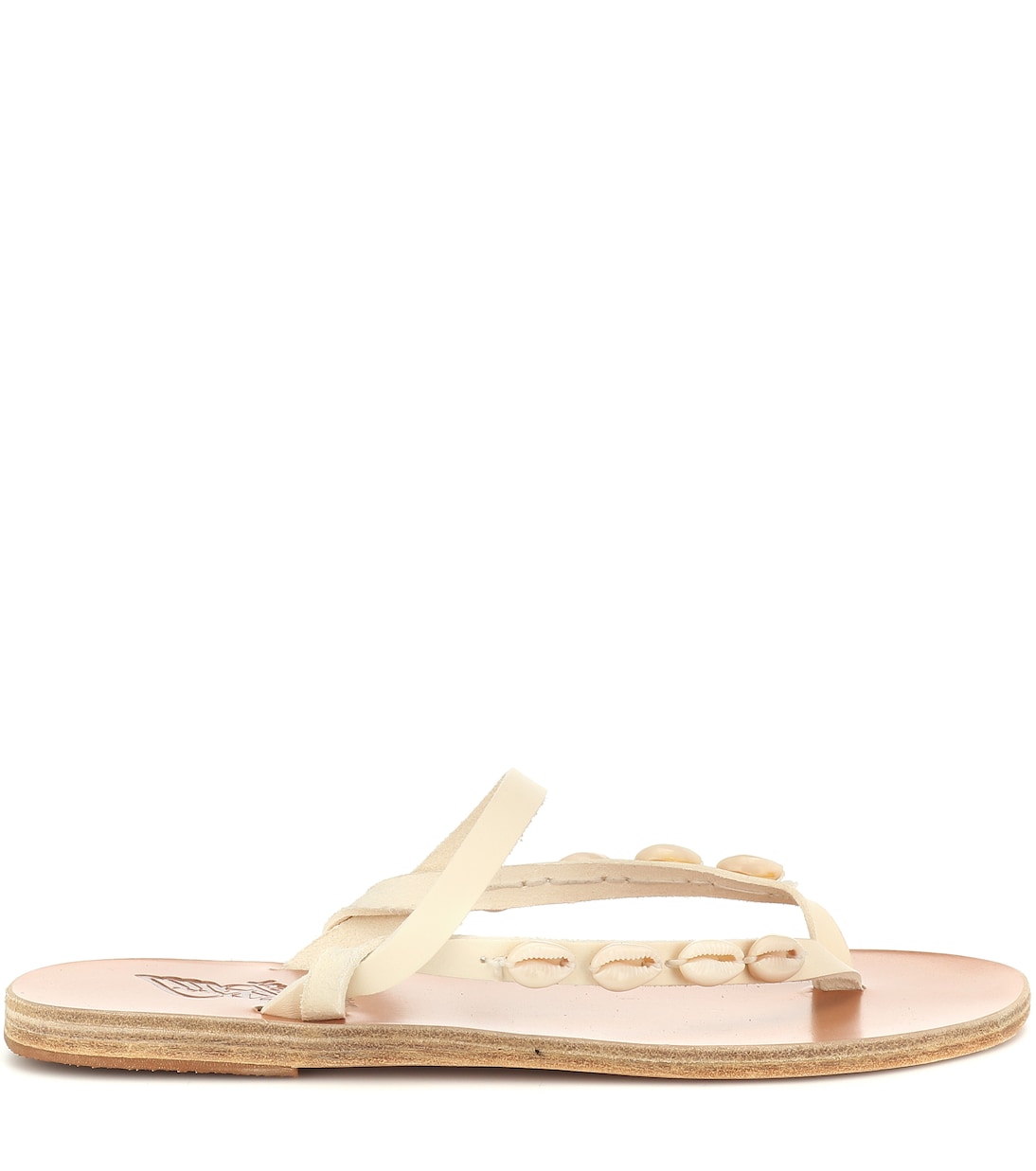 Mirsini embellished leather sandals | Ancient Greek Sandals