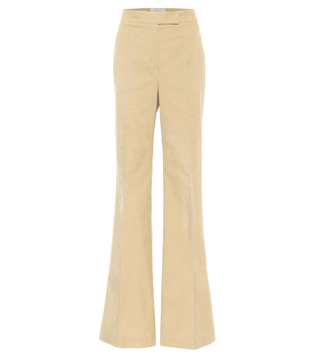 Pantalon évasé Leda à taille haute en coton | Gabriela Hearst