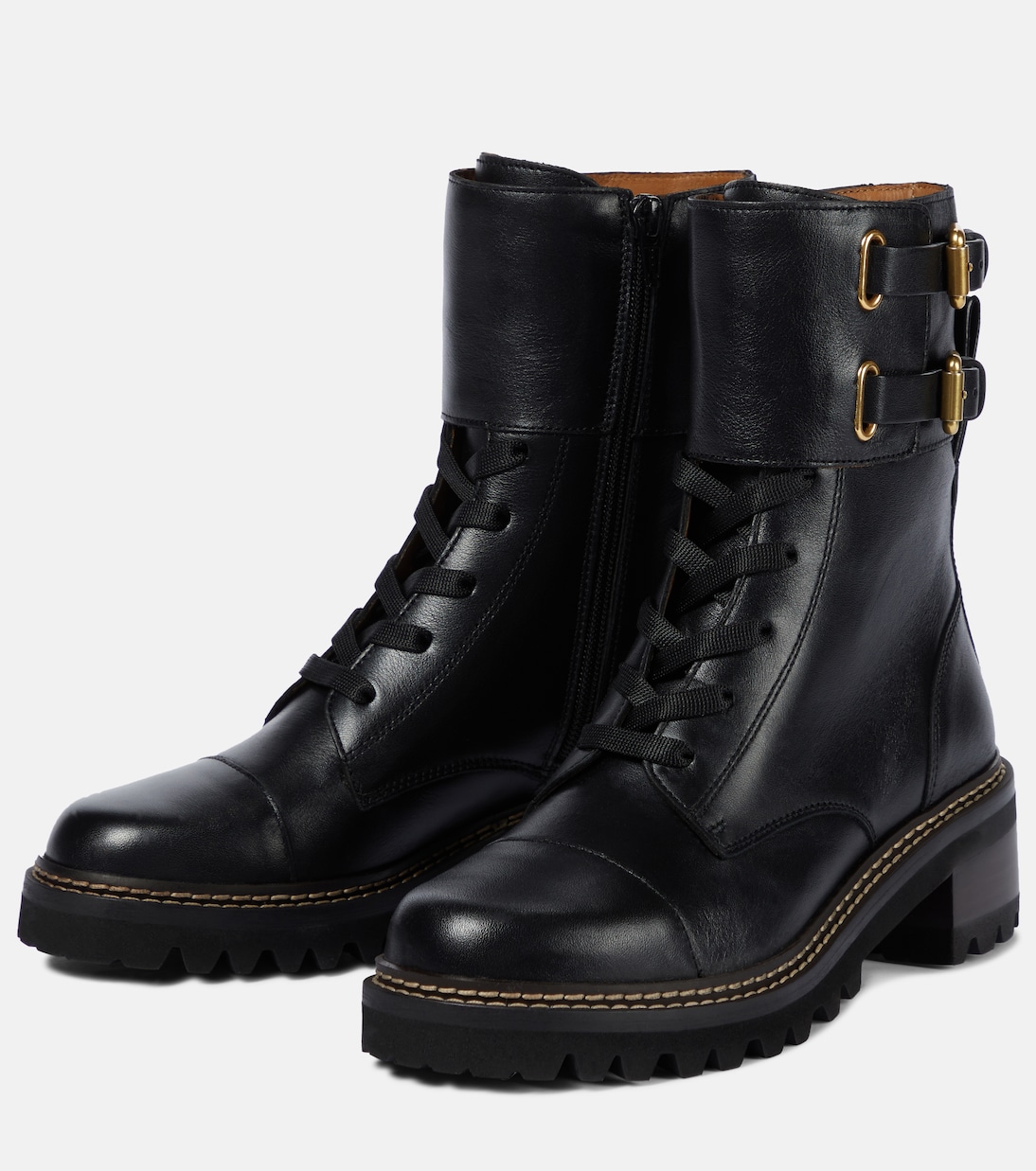 Bottines Mallory en cuir | See By Chloé