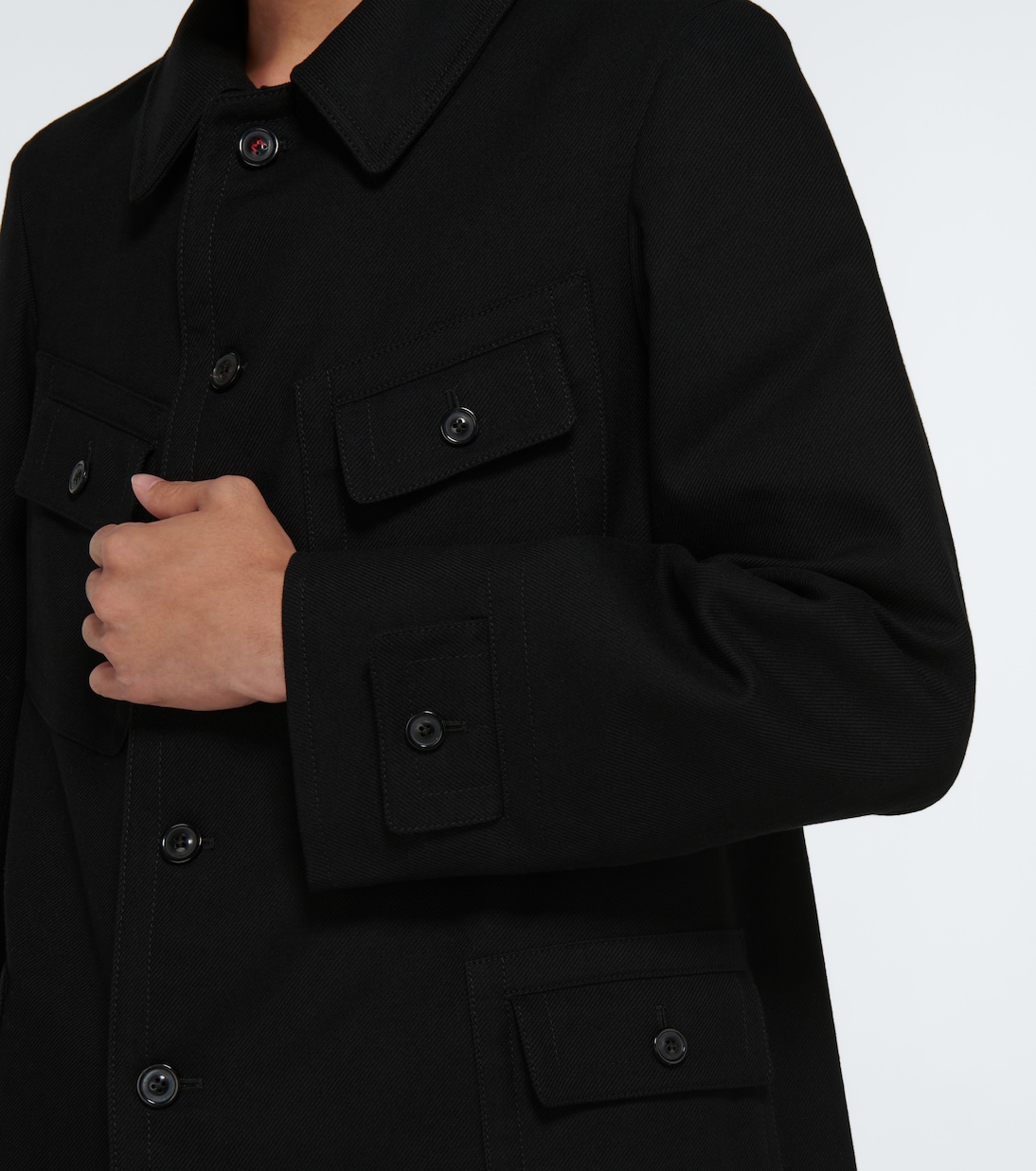Cabanjacke aus Wolle und Baumwolle | Maison Margiela