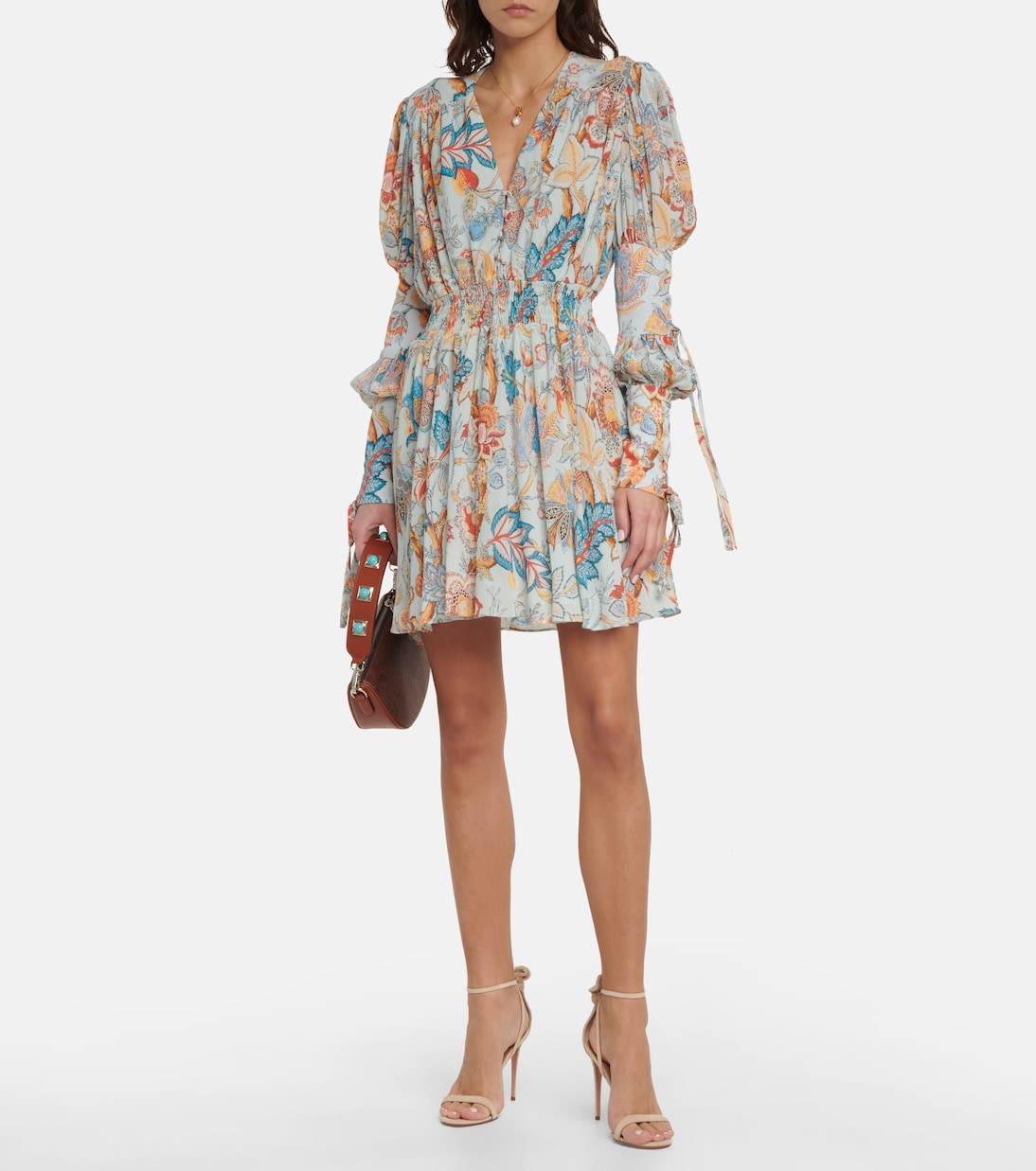 Floral crêpe minidress | Etro