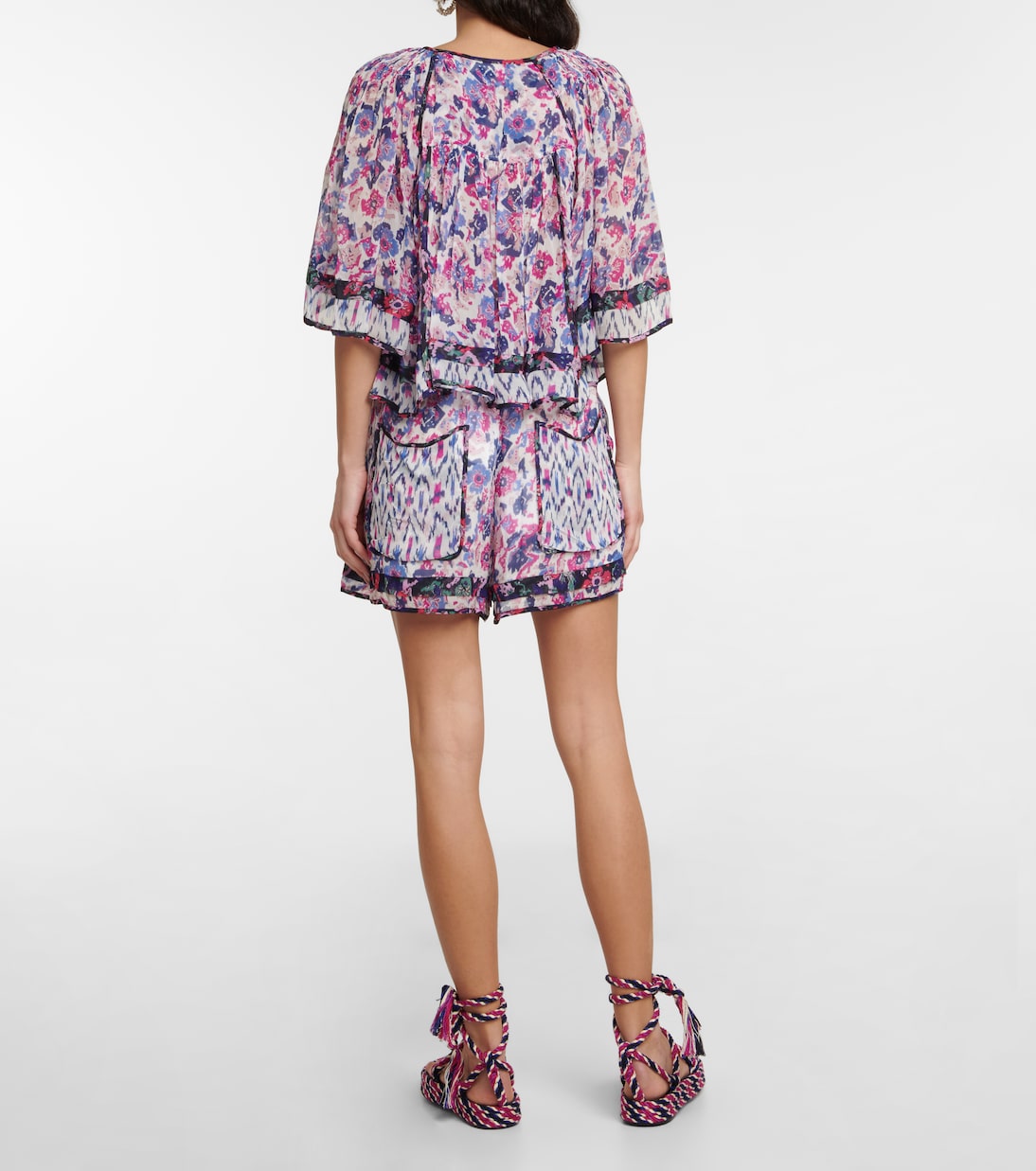 Blusa Roxini in georgette con stampa | Marant Etoile