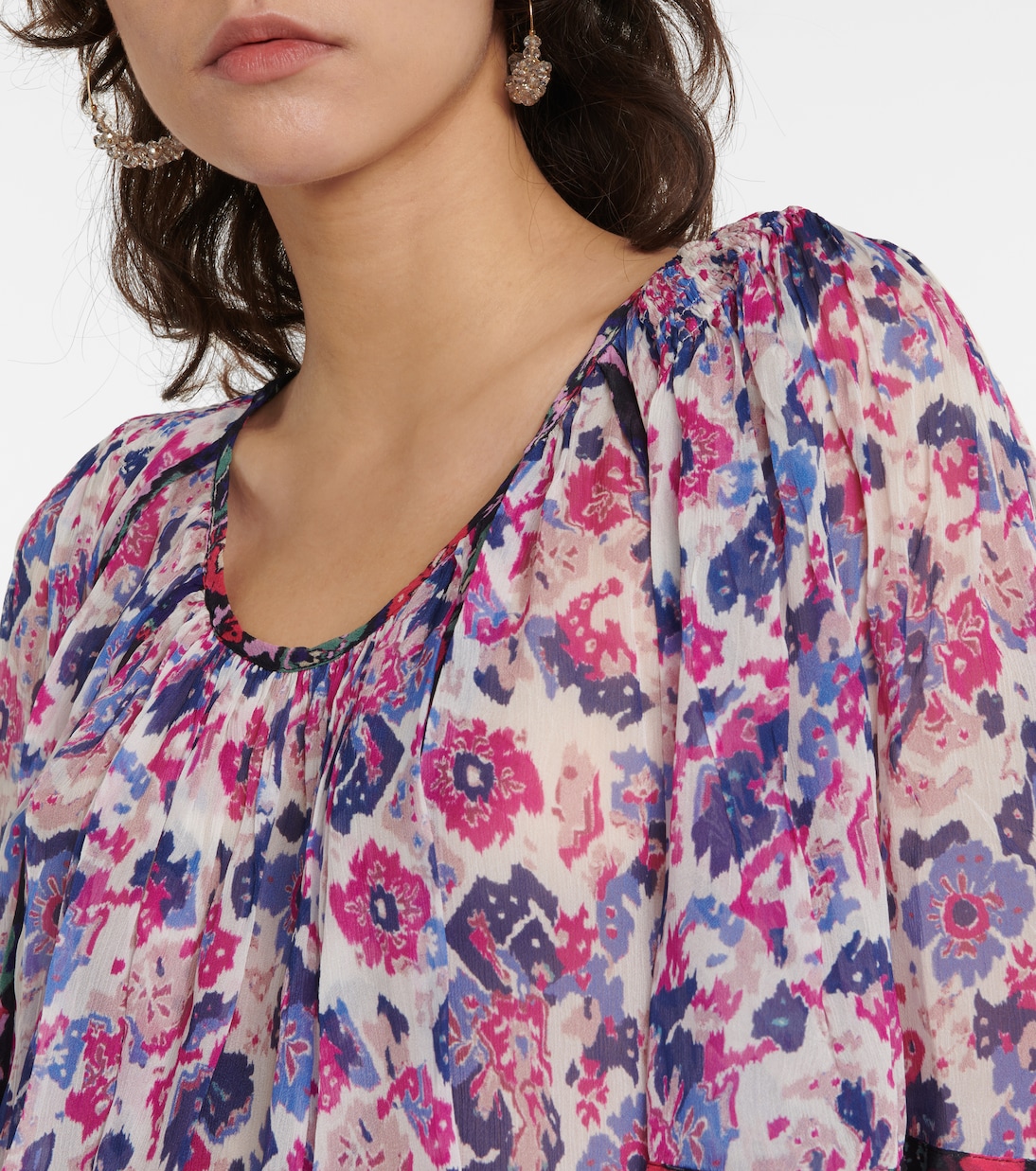 Blusa Roxini in georgette con stampa | Marant Etoile