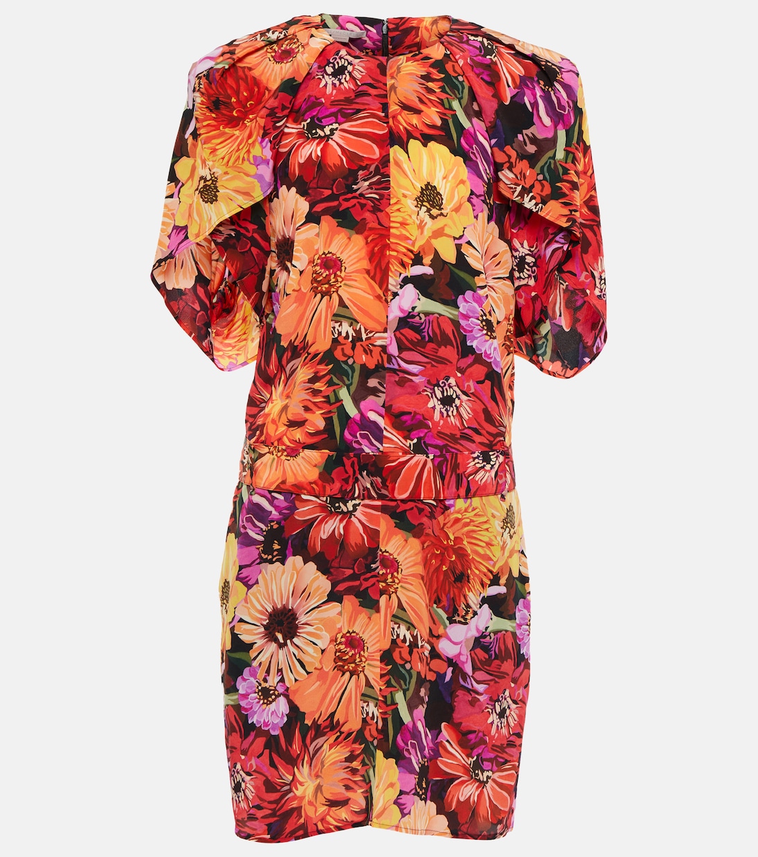 Miniabito in seta con stampa | Stella McCartney