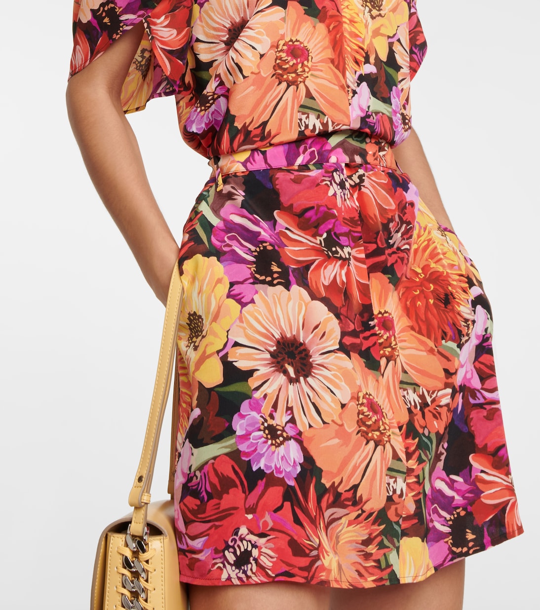 Miniabito in seta con stampa | Stella McCartney