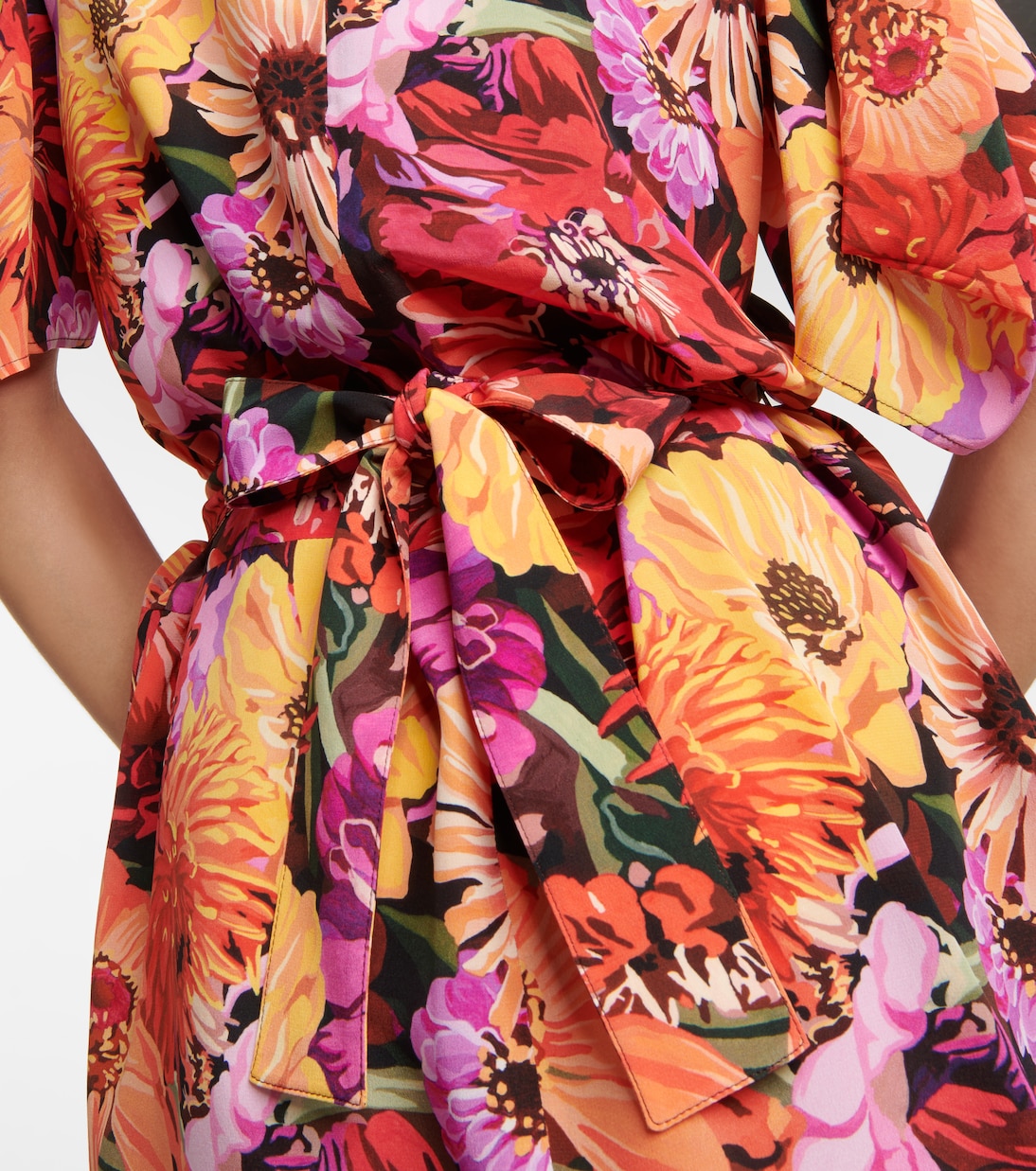 Miniabito in seta con stampa | Stella McCartney