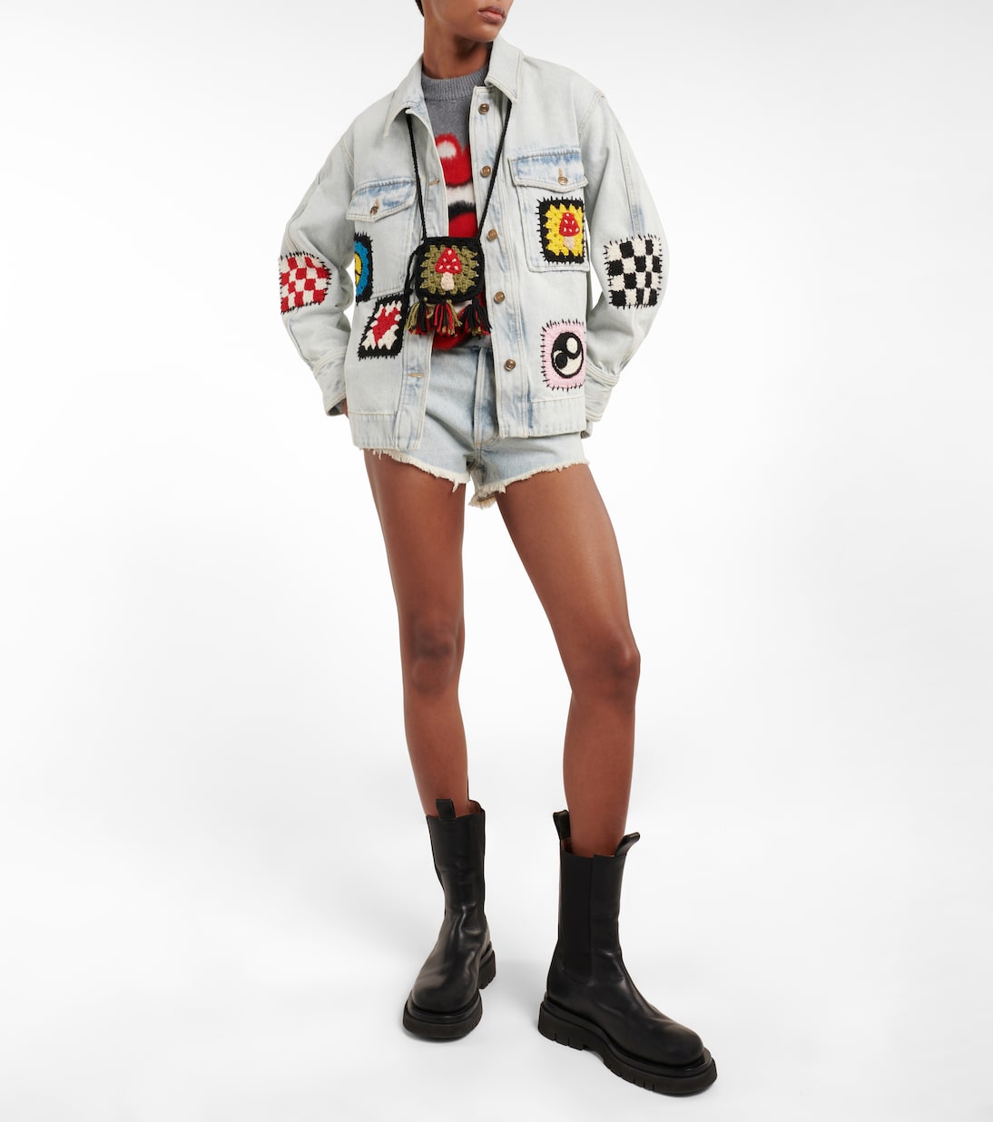 Shorts di jeans Northern Vibes | Alanui