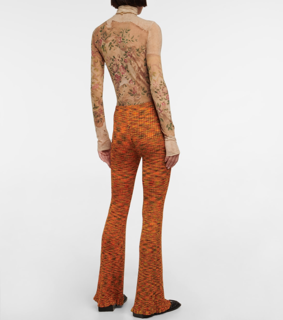 Schlaghose aus Rippstrick | Acne Studios
