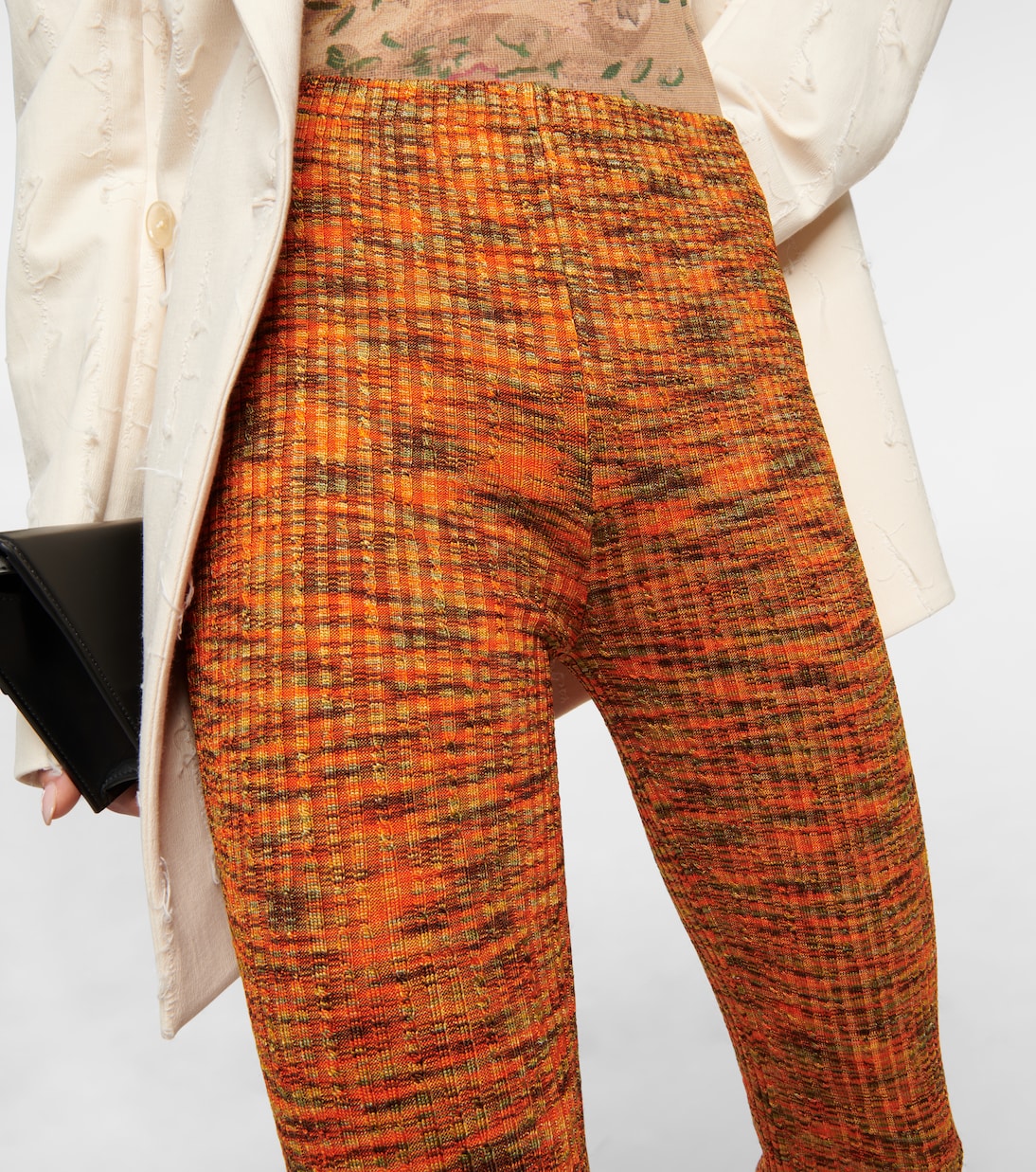 Schlaghose aus Rippstrick | Acne Studios