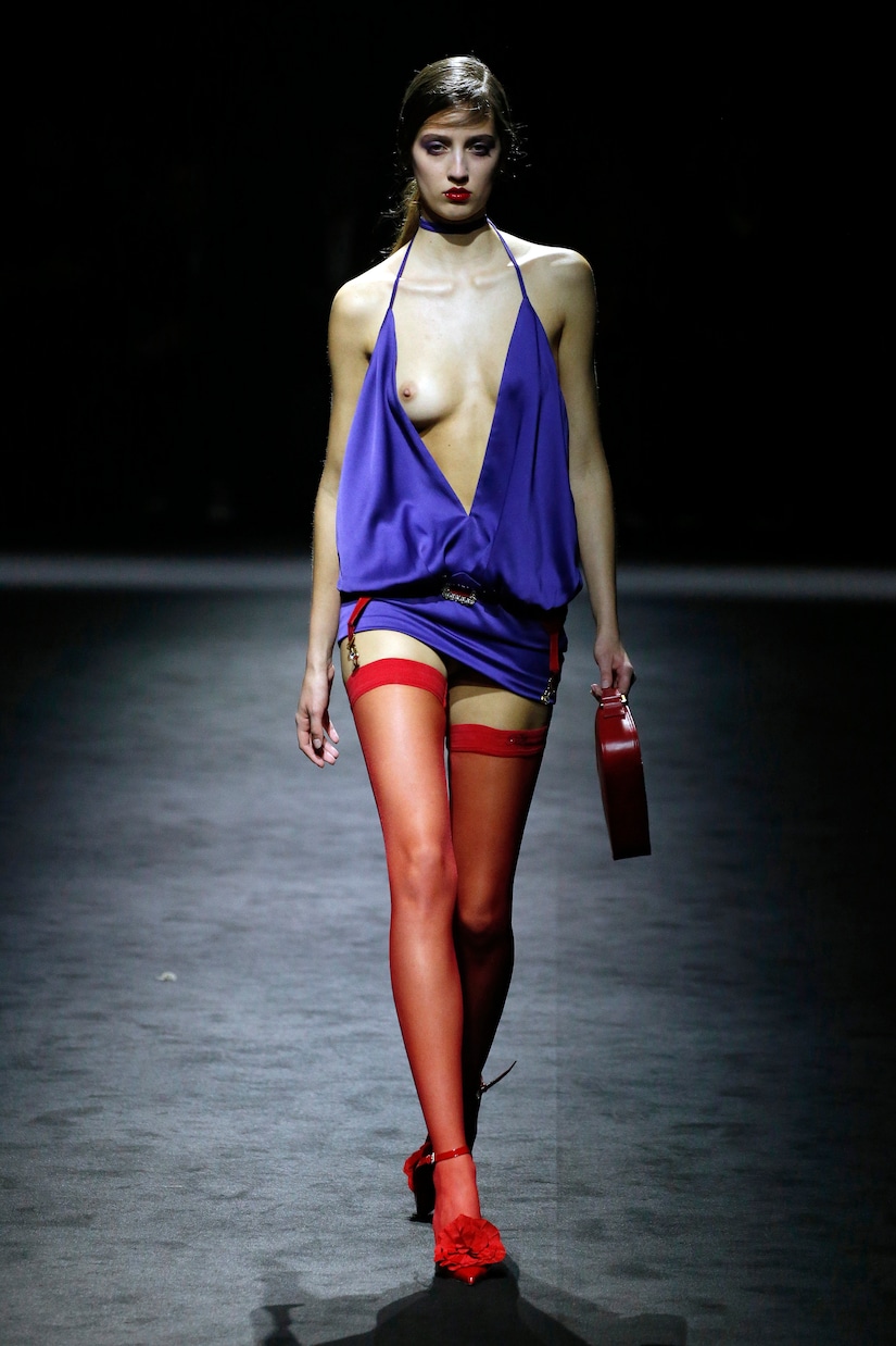 Minikleid aus Satin | Blumarine