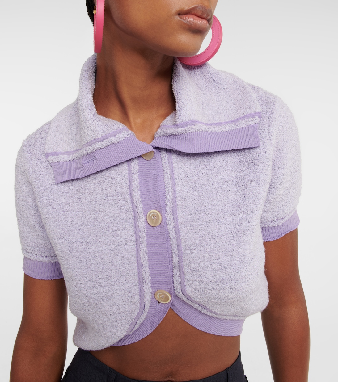 Le Cardigan Campana knit crop top | Jacquemus