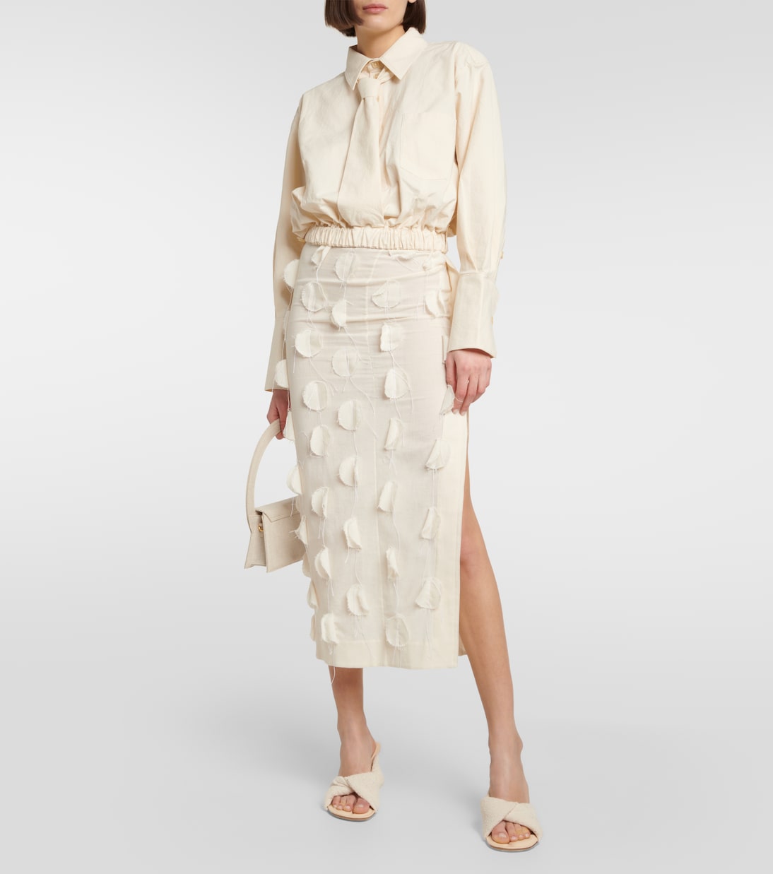 Camicia La Chemise Cravate in cotone | Jacquemus