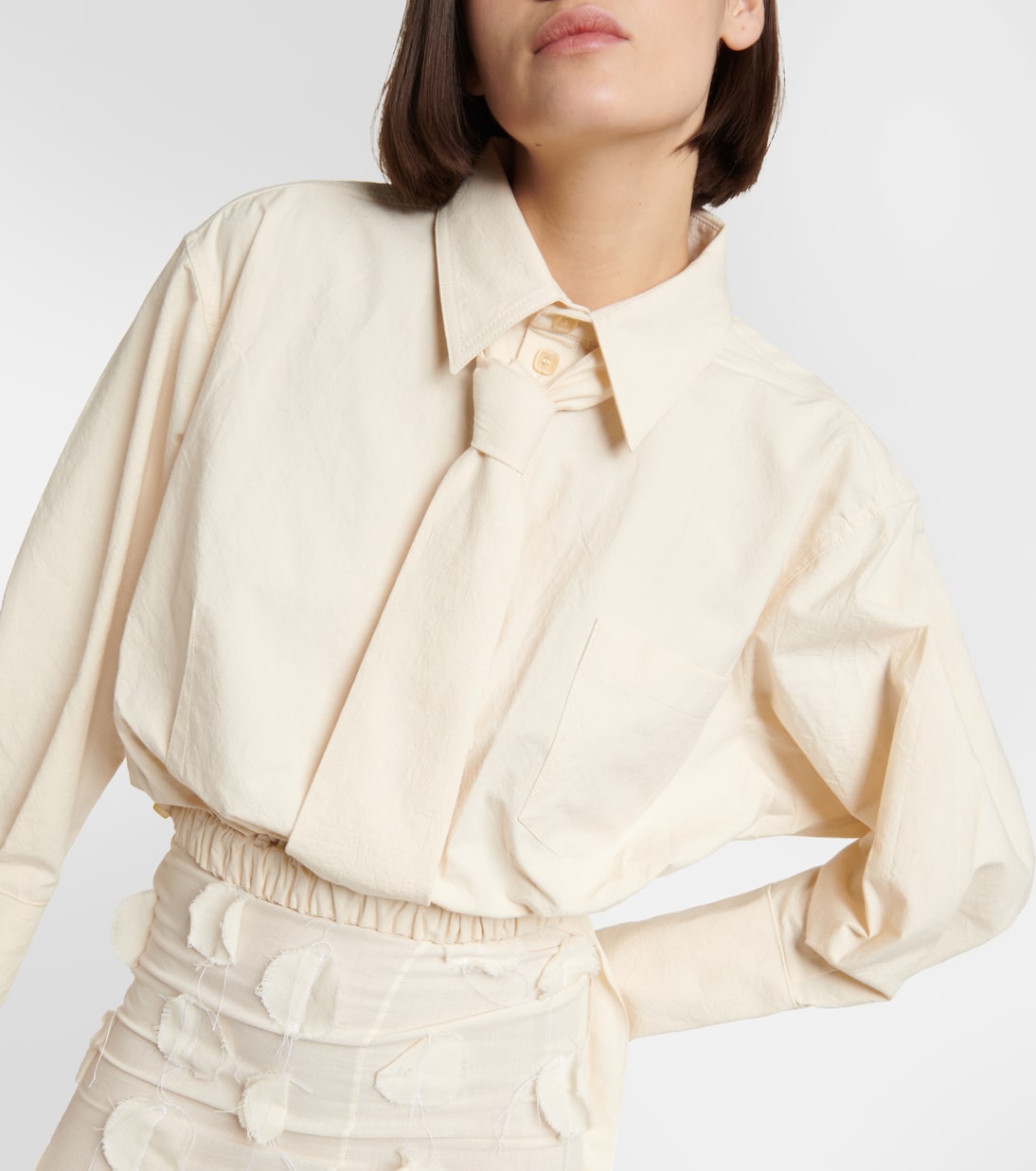 Camicia La Chemise Cravate in cotone | Jacquemus
