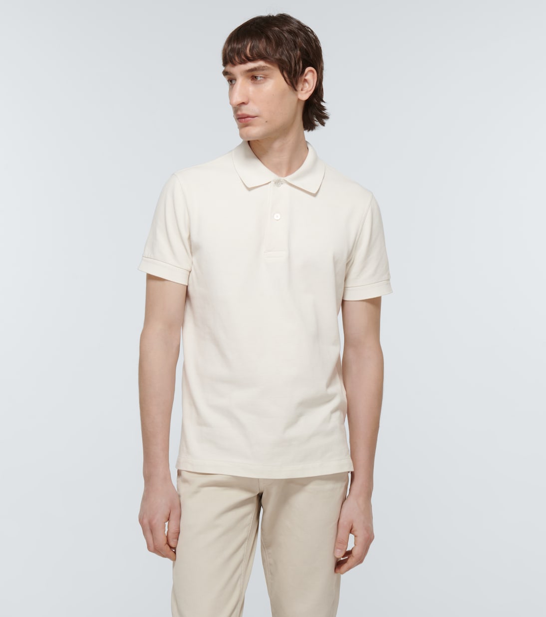 Polo tenis en piqué de algodón | Tom Ford