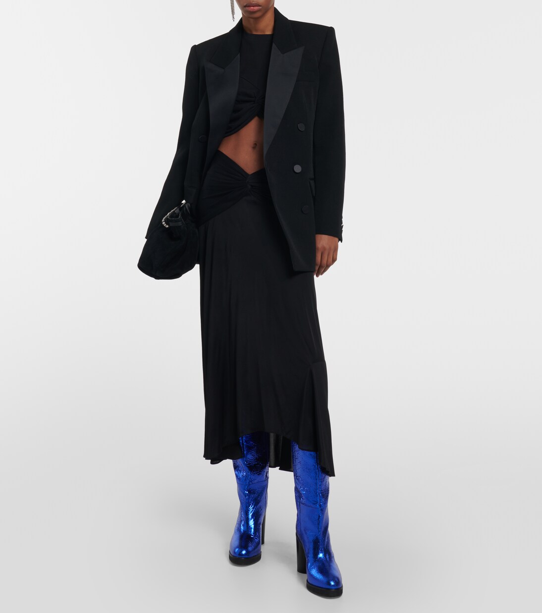 Botas altas Lylene de piel metalizada | Isabel Marant