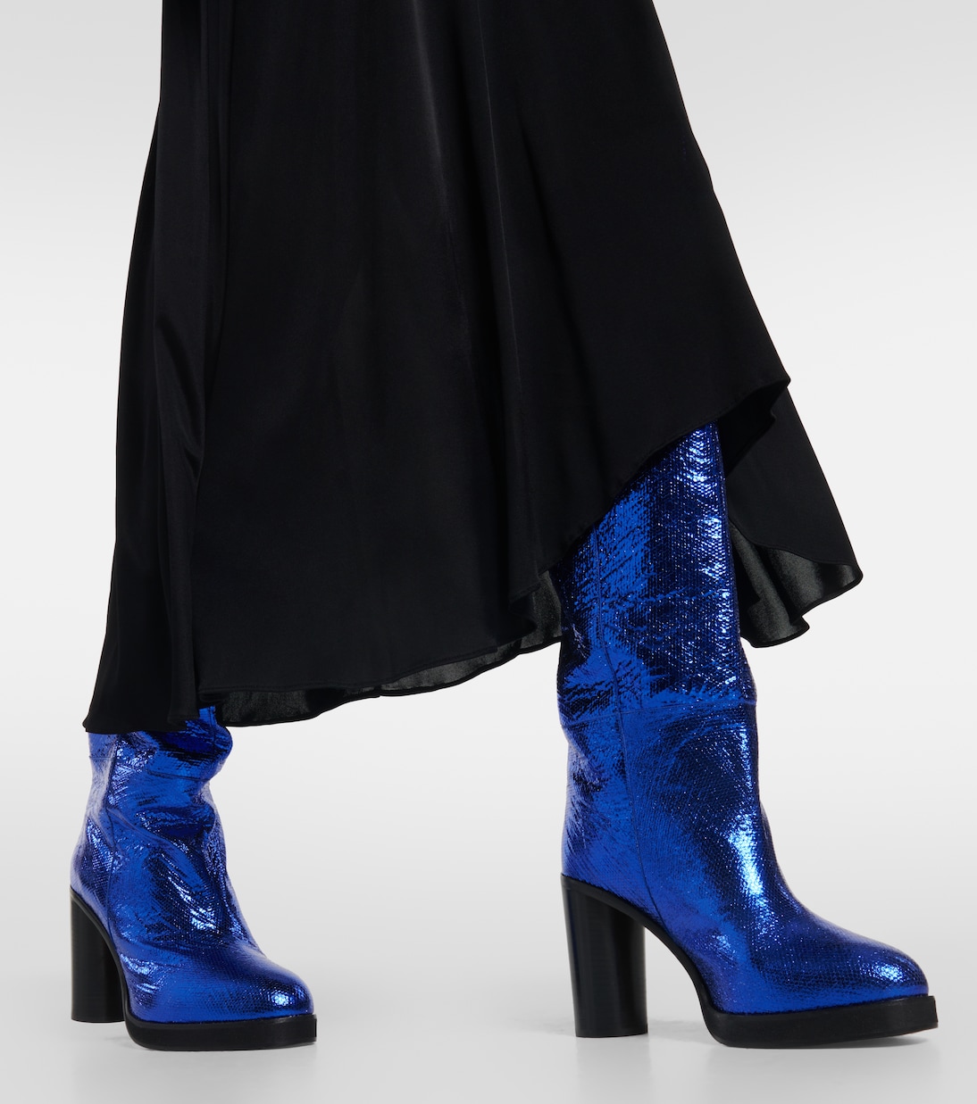 Botas altas Lylene de piel metalizada | Isabel Marant