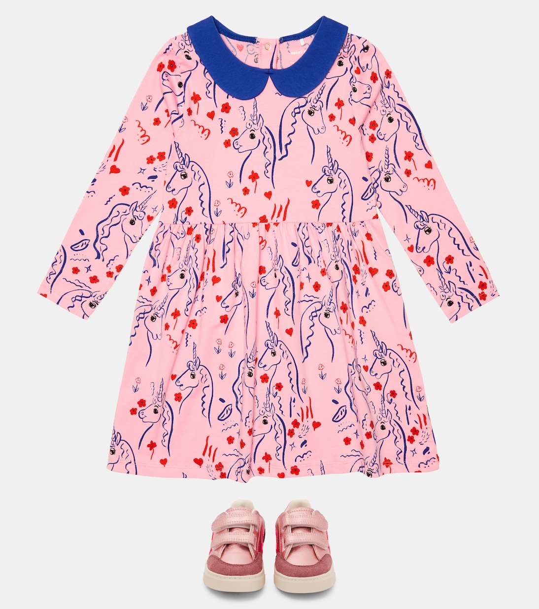 Abito in cotone con stampa | Mini Rodini