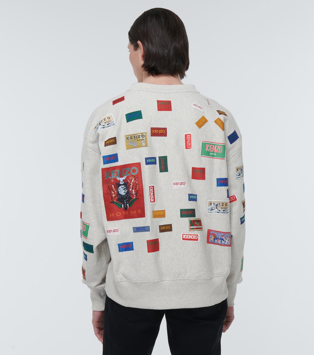 Felpa in cotone con stampa | Kenzo