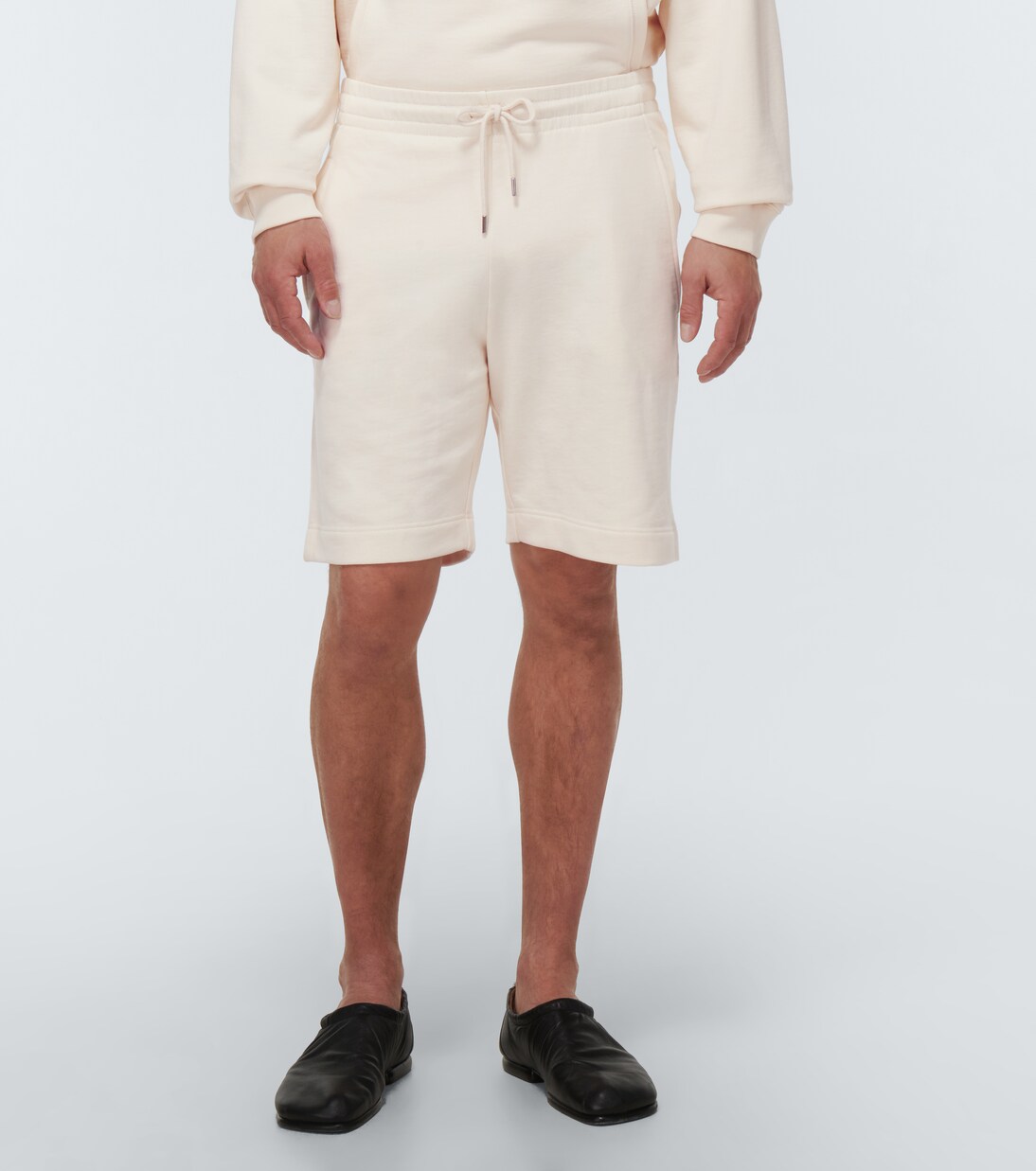 Shorts in jersey di cotone con coulisse | Dries Van Noten
