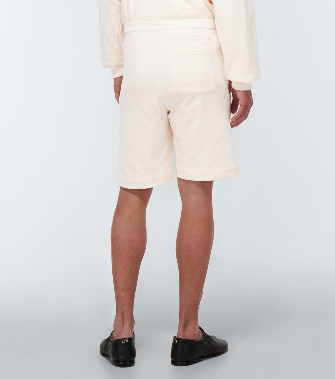 Shorts in jersey di cotone con coulisse | Dries Van Noten