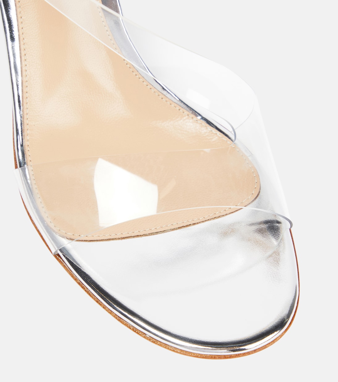 Metropolis plexi strap sandals | Gianvito Rossi