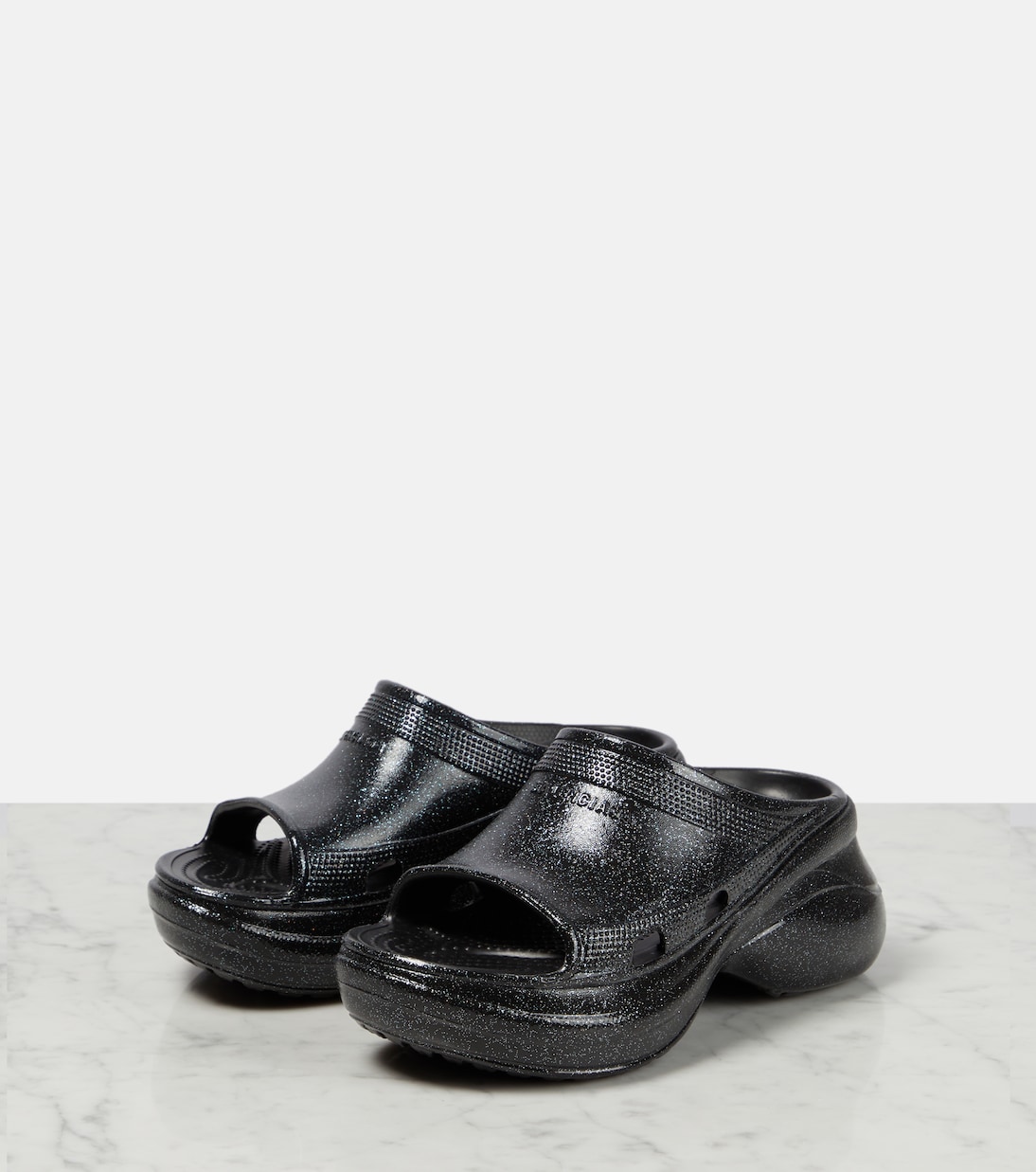 x Crocs platform slides | Balenciaga