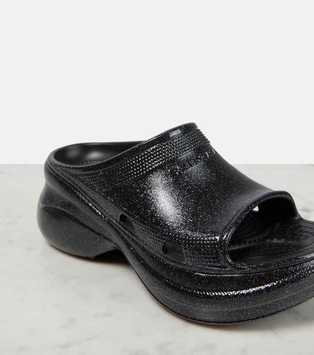 x Crocs platform slides | Balenciaga