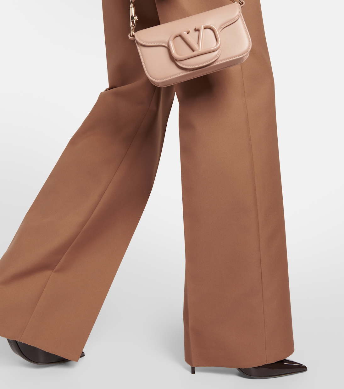 Pantaloni a gamba larga e vita alta | Valentino