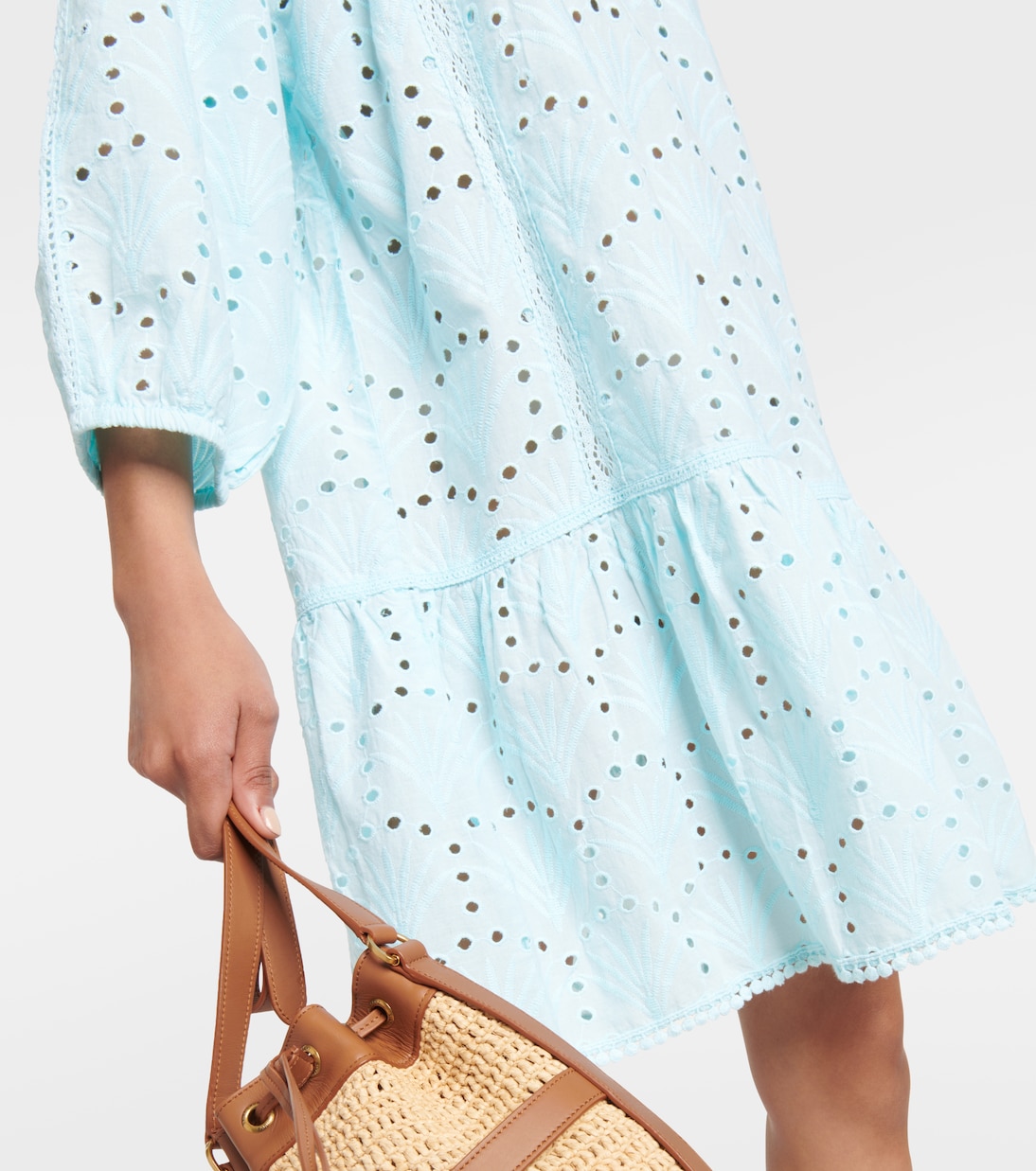 Ashley embroidered cotton minidress | Melissa Odabash
